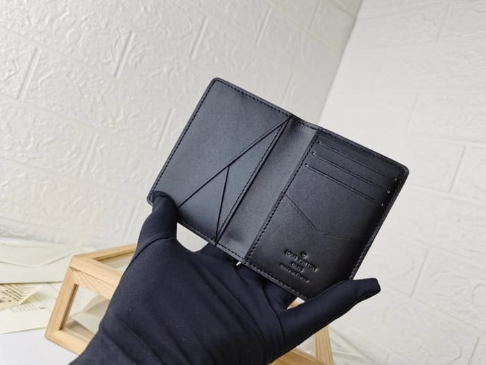 Louis Vuitton Black Leather Wallet
