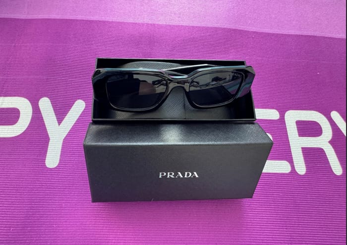 Prada PR 17WS Black Sunglasses