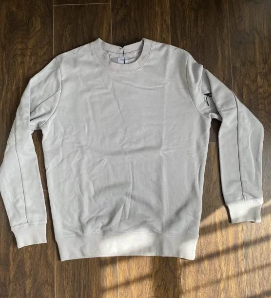 C.P. Company Lens Crewneck Sweatshirt White