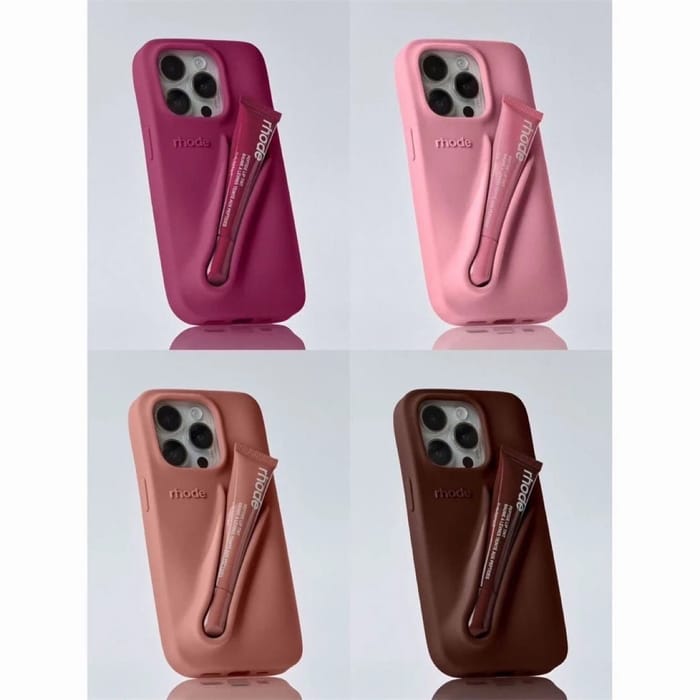 Rhode Phone Case with Lipstick Holder