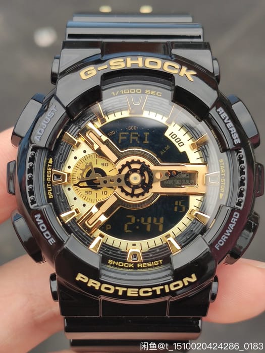 Casio G Shock Black Yellow Watch Unisex